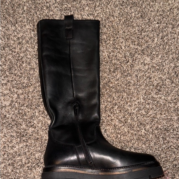 Jonak Paris Black Leather Knee High Boots - Picture 4 of 4